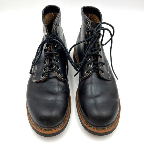 Thorogood Beloit Black Leather Boots 814-6532 - Picture 7 of 9
